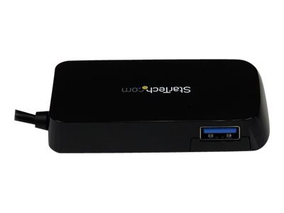 StarTech.com Hub USB 3.0  4 ports avec cble intgr