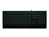 Logitech Corded K280e - clavier - Franais Priphrique d'entre
