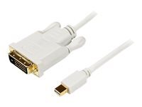 StarTech.com Adaptateur Mini DisplayPortâ¢ vers DVI - Cable Mini DP / DVI-D Video 1080p jusqu'a 1920x1200 - Blanc 1,8 m - Cable DisplayPort - 1.82 m