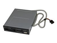 StarTech.com Lecteur de cartes mémoire interne de 3 5 pouces avec port USB 2.0 Multicartes 22 en 1 Neuf - vue 5