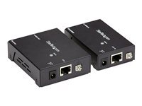 StarTech.com Extendeur HDMI 4K sur Cat5e / 6 - Prolongateur HDBaseT via RJ45 avec Power over Cable - 70 m - prolongateur audio/video