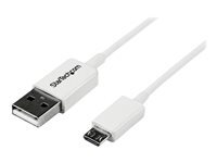 StarTech.com Cable Micro Usb 2 A Vers Micro B Cordon Micro Usb 2.0 1X Usb A (M) 1X Usb Micro B (M) Cable Usb Micro-Usb De Type B Pour Usb 2 2M Blanc de Inmac Wstore