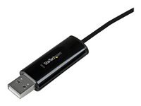 StarTech.com Câble KM USB 2.0 avec transfert de données - Switch USB clavier souris pour PC et Mac Noir - vue 2
