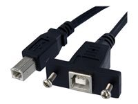 STARTECH C&acirc;ble USB Montage sur Panneau B Femelle vers B M&acirc;le - 91 cm