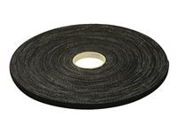 Rouleau de lien auto-agrippant largeur 20 mm - noir - 10 m