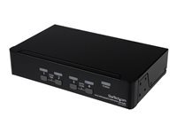 StarTech.com Switch KVM DisplayPort à 4 ports - Hub USB et partage audio - 2560 x 1600 (SV431DPUA)