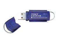 Integral Courier FIPS 197 Encrypted USB 3.0 - cle USB - 8 Go