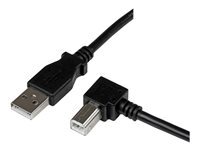 StarTech.com Cable Usb Type A Vers Usb Type B Coude A Droite Male / Male Adaptateur Pour Imprimante 1 Cable Usb Usb Type B Pour Usb 1 Taille 2.0 Noir de Inmac Wstore