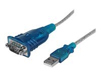 StarTech.com Cable Adaptateur Usb Vers Serie Db9 Rs232 Male / Male Convertisseur Usb A Vers Rs-232 Compatible Avec Windows Adaptateur Serie Usb 2.0 Rs-232 Taille 8 de Inmac Wstore - Image 1