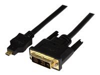 StarTech.com Câble Adaptateur Micro HDMI vers DVI-D Mâle / Mâle - 2 m Noir - vue 1