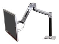 Ergotron LX HD Sit-Stand kit de montage - Technologie brevete Constant Force - pour cran LCD - aluminium poli