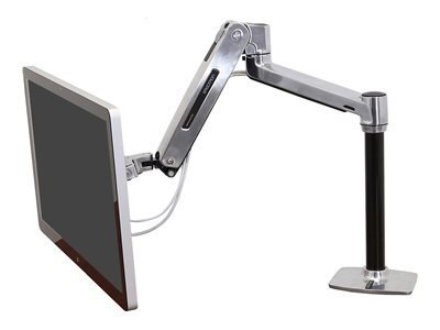 Ergotron LX HD Sit-Stand kit de montage - Technologie brevete Constant Force - pour cran LCD - aluminium poli
