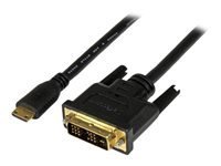 StarTech.com Mini HDMI to DVI-D Cable - cable video - HDMI / DVI - 3 m