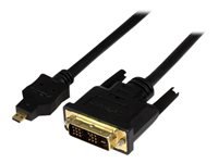 StarTech.com Micro HDMI to DVI-D Cable - cable video - HDMI / DVI - 1 m