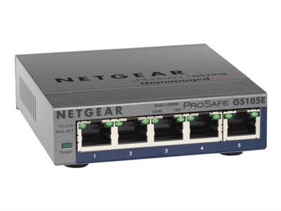 NETGEAR Plus GS105Ev2 - commutateur - 5 ports - G�r�