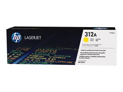 HP 312A - jaune - original - LaserJet - cartouche de toner (CF382A)