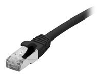 Cordon patch RJ45 F/UTP cat 6 lsoh snagless Noir - 0,30m