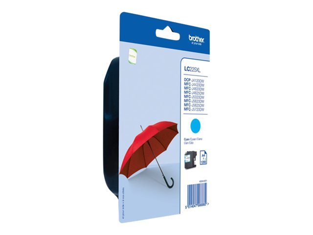 Brother LC-225XLC - cyan - originale - cartouche d\'encre