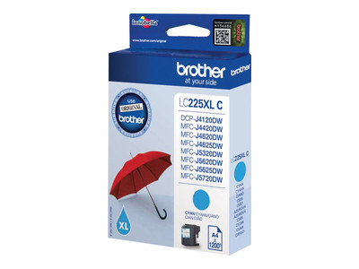 Brother LC-225XLC - cyan - originale - cartouche d\'encre