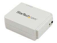 StarTech.com Serveur d'impression USB 2.0 sans fil N avec port Ethernet 10/100 Mb/s - 802.11 b/g/n