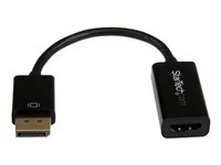 StarTech.com Adaptateur audio / video DisplayPort 1.2 vers HDMI - Convertisseur actif DP vers HDMI - M/F - 4K 30 Hz - Noir - convertisseur video