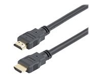 StarTech.com Cable HDMI haute vitesse Ultra HD 4K x 2K de 30cm - Cordon HDMI vers HDMI - Male / Male - Noir - Plaques or - cable HDMI - 30 cm