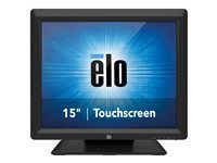 Elo 1517L iTouch Zero-Bezel - Écran LED - 15" - écran tactile - 1024 x 768 @ 75 Hz - 300 cd/m² - 800:1 - 23 ms - VGA - noir