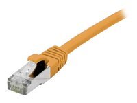 Cat6a Rj45 Patch Cable F/utp Lszh Snagless Orange - 15 M