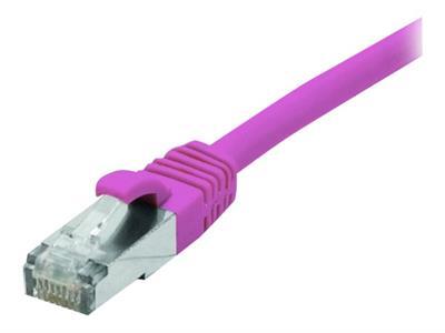 Cordon RJ45 catgorie 6 F/UTP LSOH snagless rose - 30 m