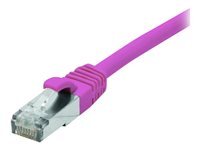 Cordon RJ45 catgorie 6 F/UTP LSOH snagless rose - 30 m