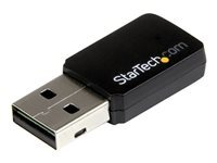 StarTech.com USB 2.0 AC600 Mini Dual Band Wireless-AC Network Adapter - 1T1R 802.11ac WiFi Adapter - 2.4GHz / 5GHz USB Wireless (USB433WACDB) - adaptateur reseau - USB 2.0