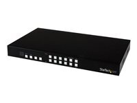 StarTech.com Matrice et switch HDMI 4x4 avec Picture-and-Picture Multiviewer ou mur video - Contr�?leur pour affichage numerique - commutateur video/audio - 4 ports