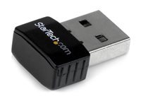 StarTech.com Mini adaptateur USB 2.0 reseau sans fil N 300Mb/s et 2,4GHz - Cle USB WiFi 802.11n 2T2R - Carte reseau sans fil N - Noir - adaptateur reseau - USB 2.0