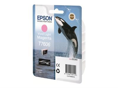 Epson T7606 - Magenta vif clair - original - cartouche d\'encre