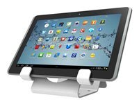 Maclocks Compulocks Support Universel Pour Tablette Avec Verrou A Cable Cle Pied Pour Tablette Blanc de Inmac Wstore