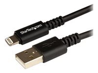 StarTech.com Cable Appleâ® Lightning Vers Usb Pour Iphone, Ipod, Ipad De 3 Cable Iphone Chargeur Synchronisation Lightning 3 Cable Lightning Lightning / Usb 3 3M Noir de Inmac Wstore