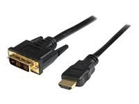 StarTech.com Cable HDMI vers DVI de 50cm - Cordon / Cable adaptateur HDMI DVI-D - Male / Male - Noir