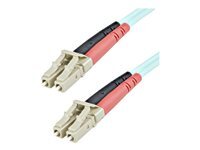 Startech.com Turquoise Câble Fibre Optique 10Gb Duplex Multimode Om3 50/125 Lc/Lc - 1 M - Image 3