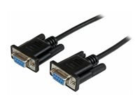 StarTech.com Cable Null Modem Serie Db9 Rs232 De Cordon Serie Db9 Vers Db9 Femelle / Femelle Cable De Modem Nul Db-9 Pour Db-9 1 1M Noir de Inmac Wstore