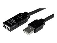 StarTech.com Cable Repeteur Active Usb 25 Male Vers Femelle Rallonge / Extension Usb Actif 1X Usb A (M) 1X Usb A (F) 25M Rallonge De Cable Usb Usb Pour Usb 25 Taille 2.0 de Inmac Wstore