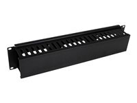 StarTech.com Panneau de gestion de câbles 1U 19 pour rack - Guide pour  câbles en métal