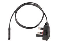 StarTech.com Cordon d'alimentation bipolaire pour UK BS1363 vers C7 de 1m pour ordinateur portable - M/F Noir - vue 1