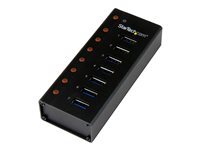StarTech.com Hub USB 3.0 a 7 ports - Concentrateur USB a montage mural / sur bureau avec boîtier metallique - Hub USB 3.0 portable - concentrateur (hub) - 7 ports
