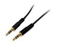StarTech.com Cable jack audio de 3,5 mm - Cordon stereo auxiliaire mince de 3 m - M/M (MU10MMS) - cable audio - 3 m
