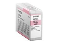 Epson T8506 - haute capacite - Magenta vif clair - originale - cartouche d'encre