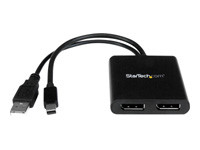 StarTech.com Mini DisplayPort to DP Multi Monitor Splitter - 2-Port MST Hub - repartiteur video - 2 