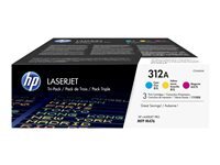 HP Pack de 3 CF440AM Cyan et Jaune - vue 10