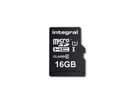 Integral Europe Integral Ultimapro Carte Memoire Flash Go Microsdhc Uhs-I Taille 16 de Inmac Wstore