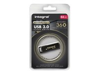 Integral Secure 360 - cle USB - 64 Go