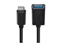 Belkin Usb-C To Usb-A Adapter Adaptateur De Type C Usb 24 Pin Usb-C Pour Usb Type A Taille 3.0 Noir de Inmac Wstore